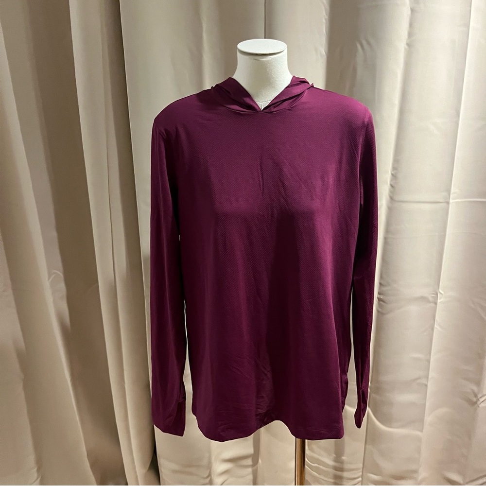 Avalanche Women Burgundy Lightweight Performance Hoodie